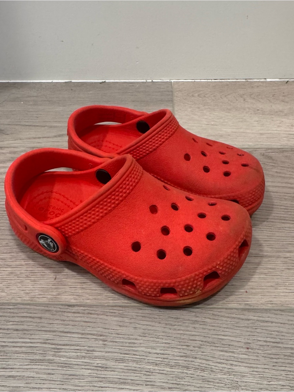 Crocs Red Kids Slip-On Shoes